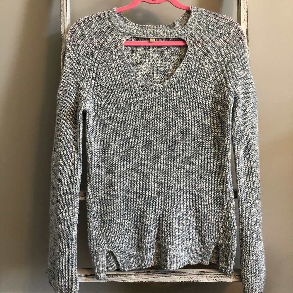 Sparkly blue sweater